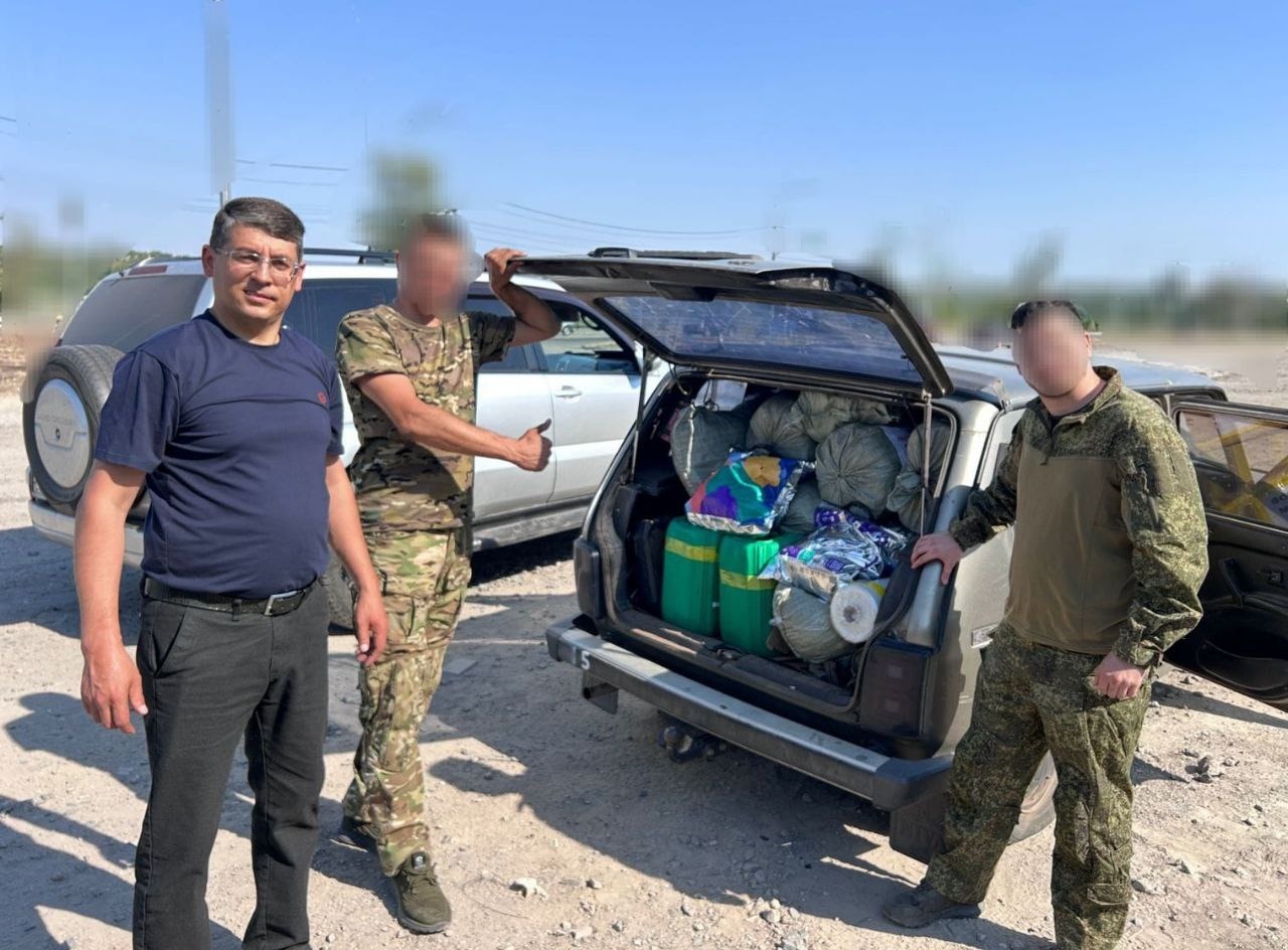 Глава района Башкирии сопроводил гуманитарную колонну в зону СВО