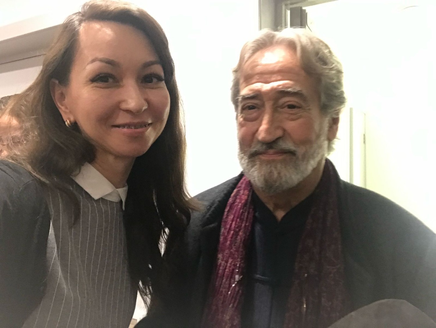 С кумиром барочных музыкантов - дирижером Жорди Савалем