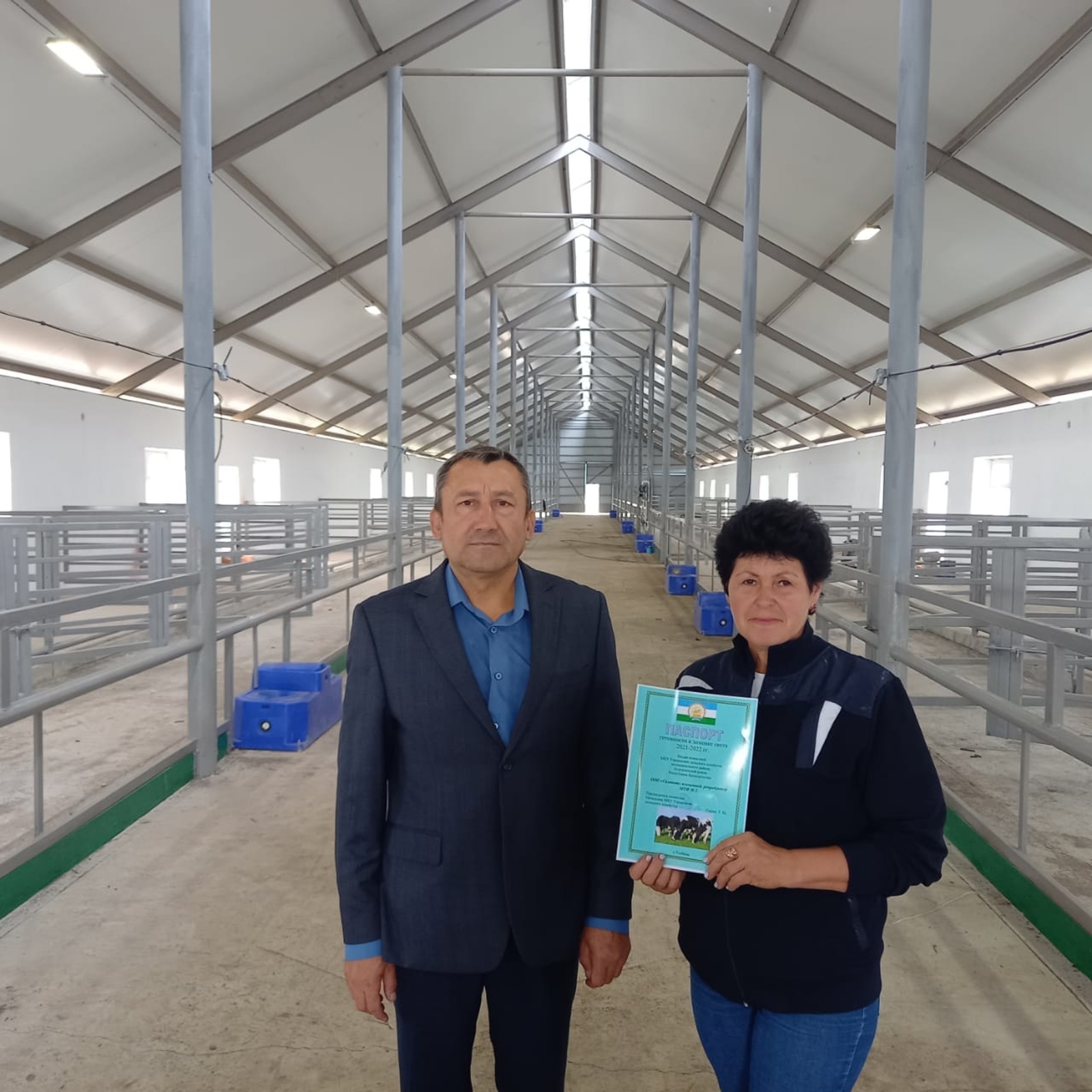 Проверка готовности животноводческих помещений района к зимовке скота в ООО «Салават»