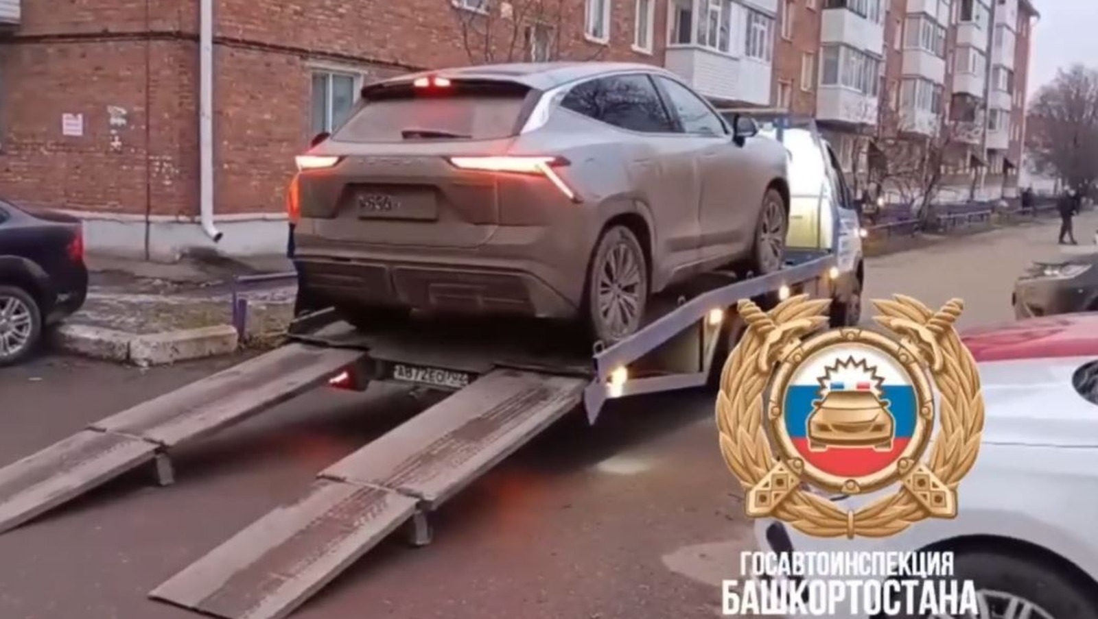 скриншот видео ГАИ Башкирии