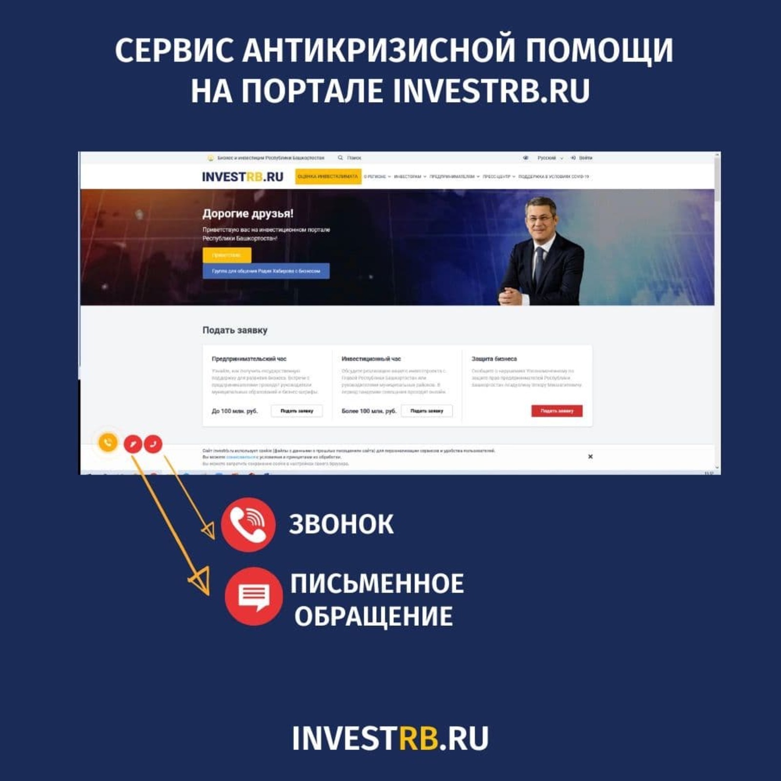 На портале INVESTRB.RU заработал сервис антикризисной помощи бизнесу