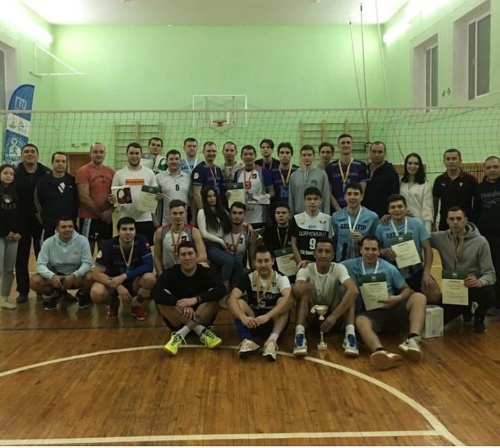 В Уфимском районе состоялось открытое Первенство района по волейболу