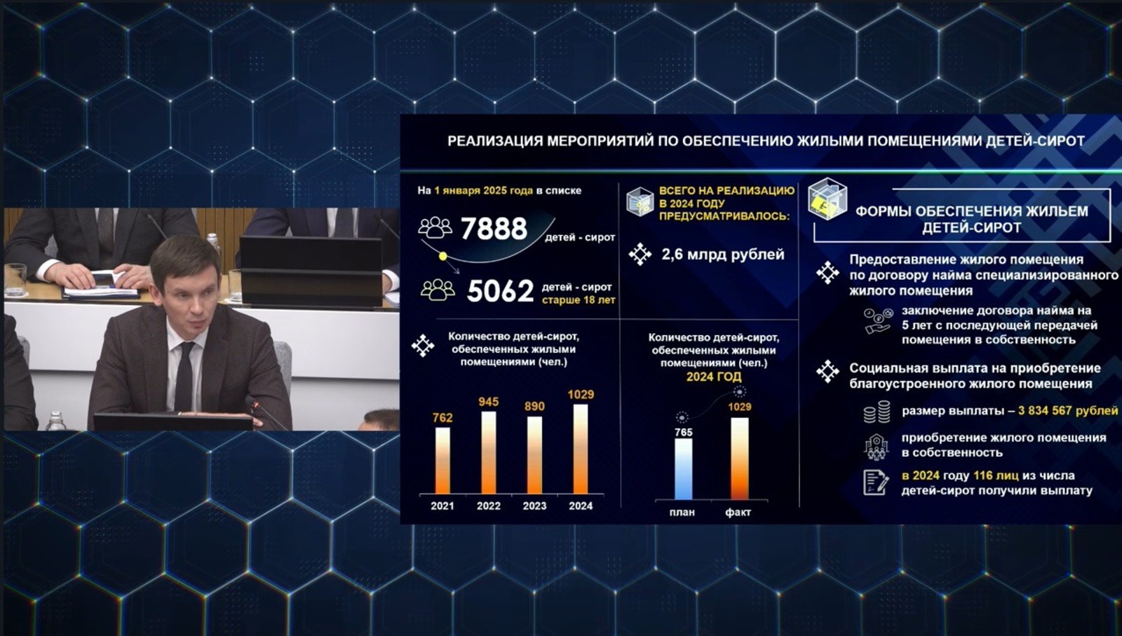 скриншот трансляции оперативного совещания правительства РБ
