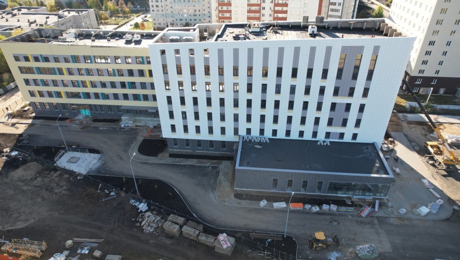 В Уфе завершается строительство крупнейшей поликлиники столицы