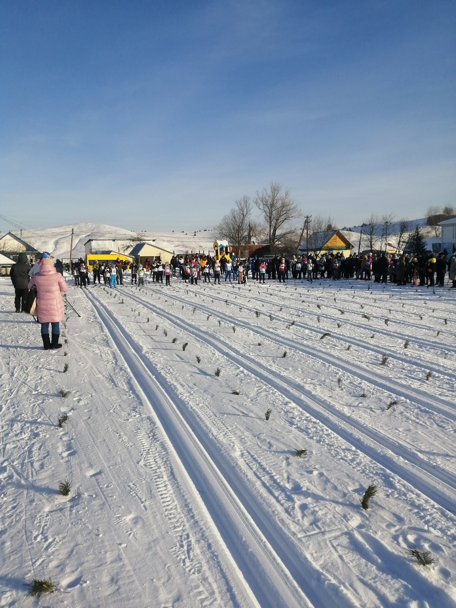 В д.Старокульчубаево в Мишкинском районе состоялись открытые районные соревнования по лыжным гонкам памяти М.А. Байрамова