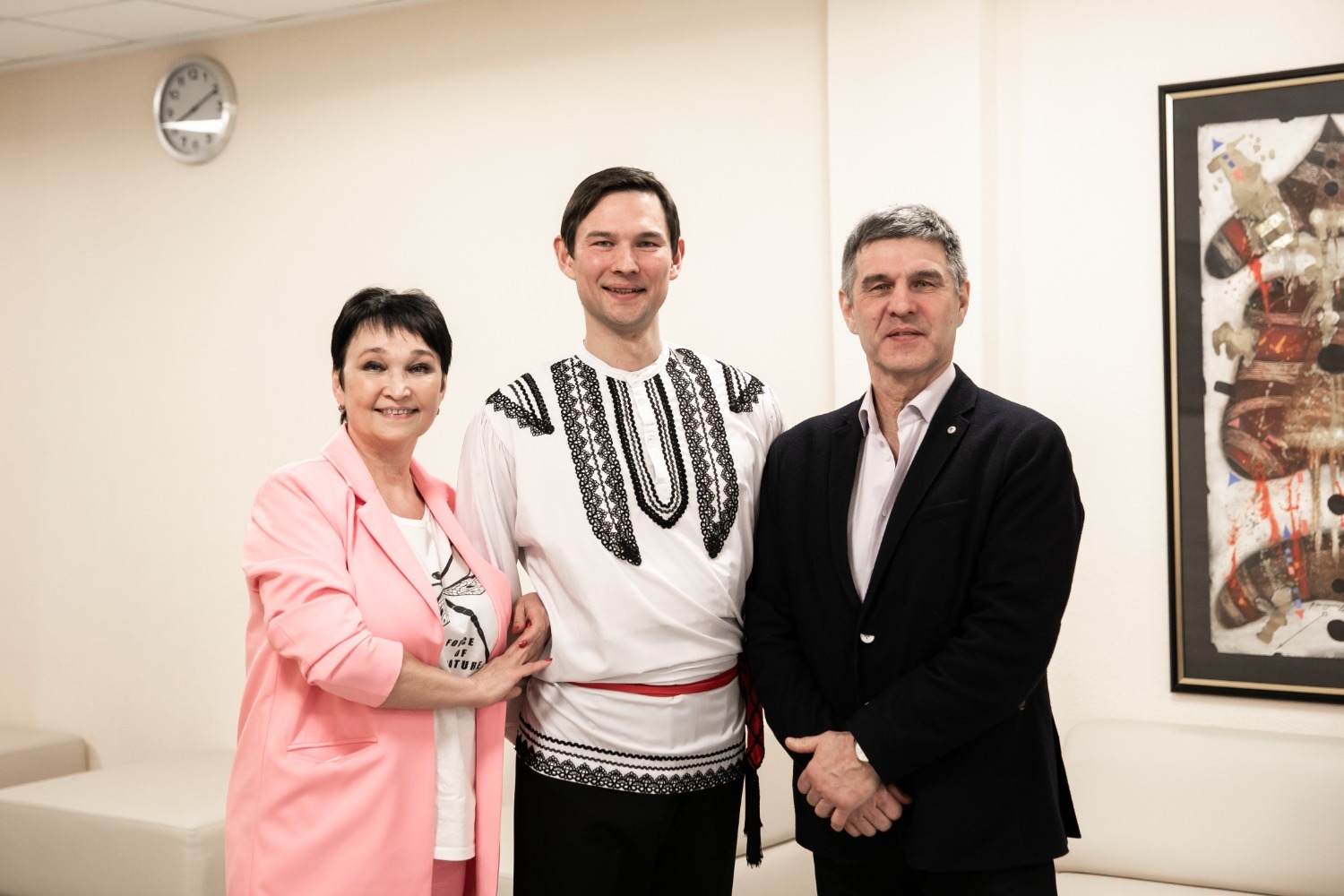 Артур с родителями