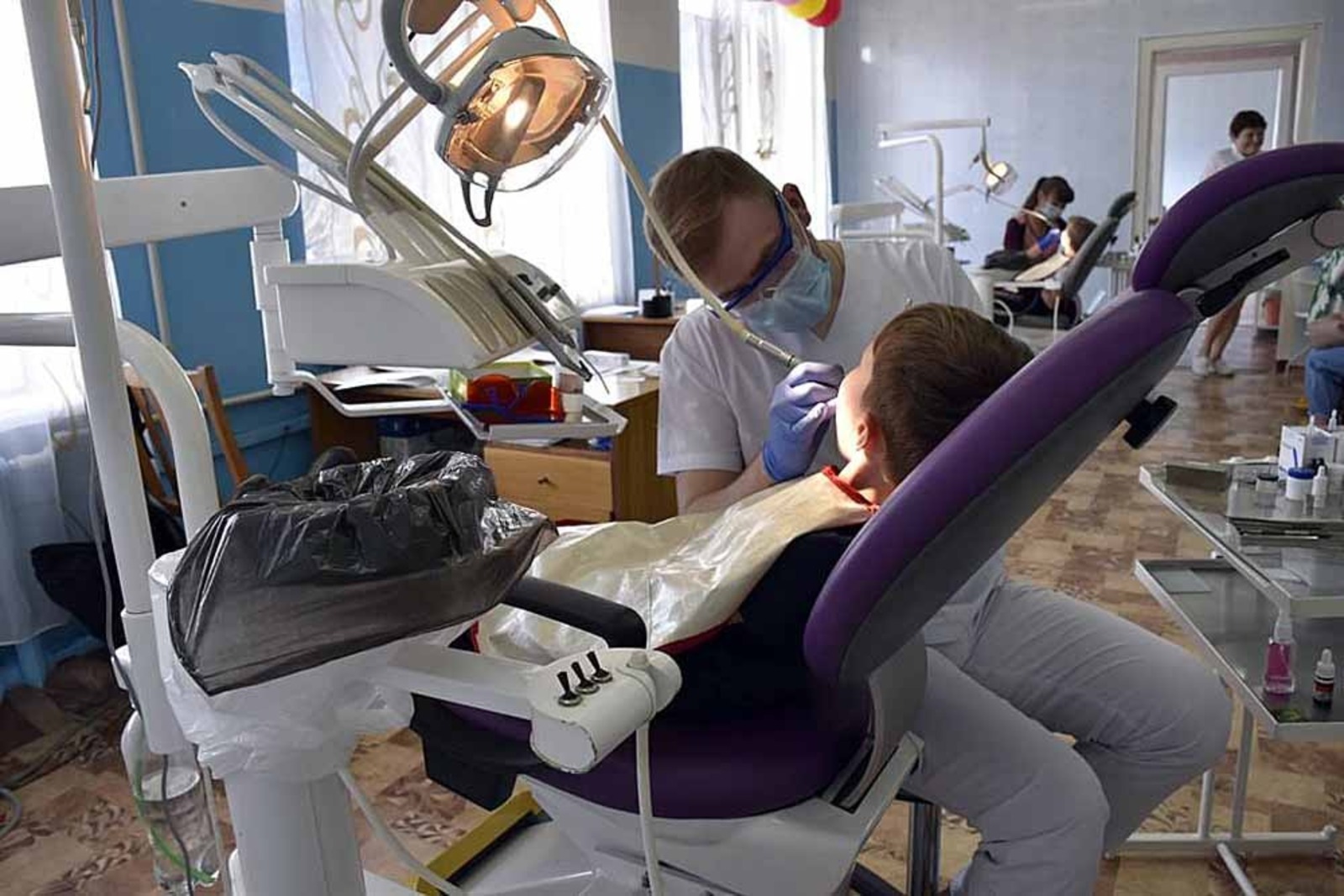 предоставлено Риммой ГАНИЕВОЙ Детские врачи города Красный Луч уже работают на новом оборудовании, доставленном из Башкирии.