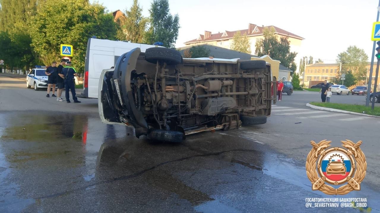 В дорожной аварии в Башкирии пострадал ребенок