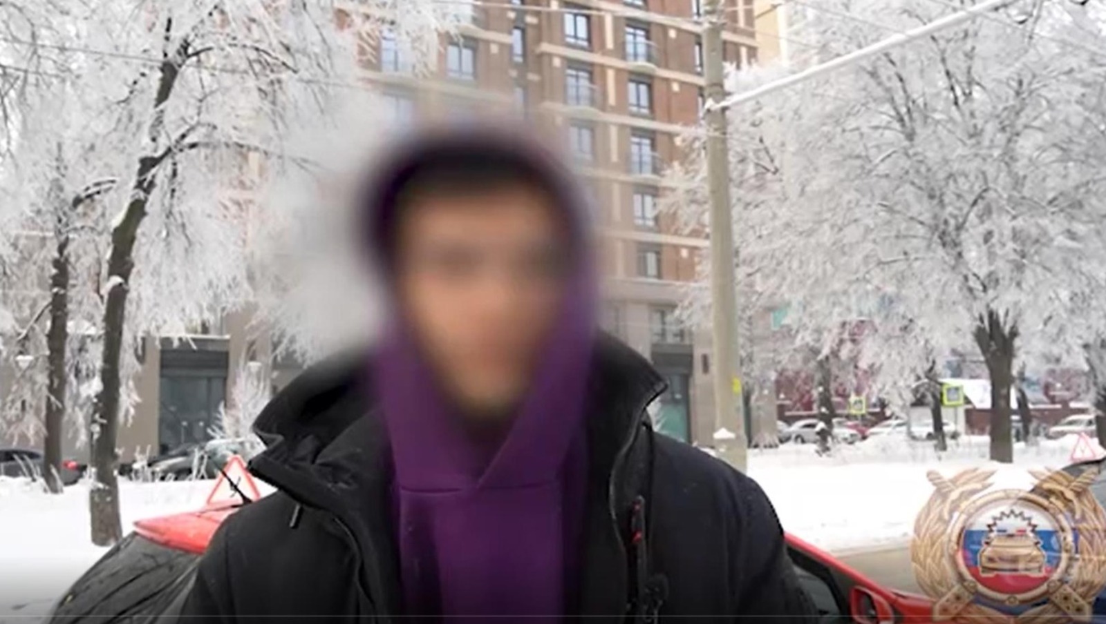 стоп-кадр видео ГИБДД по РБ