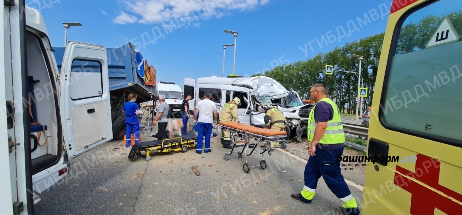 В Башкирии в аварии с пассажирским автобусом погибли пять человек