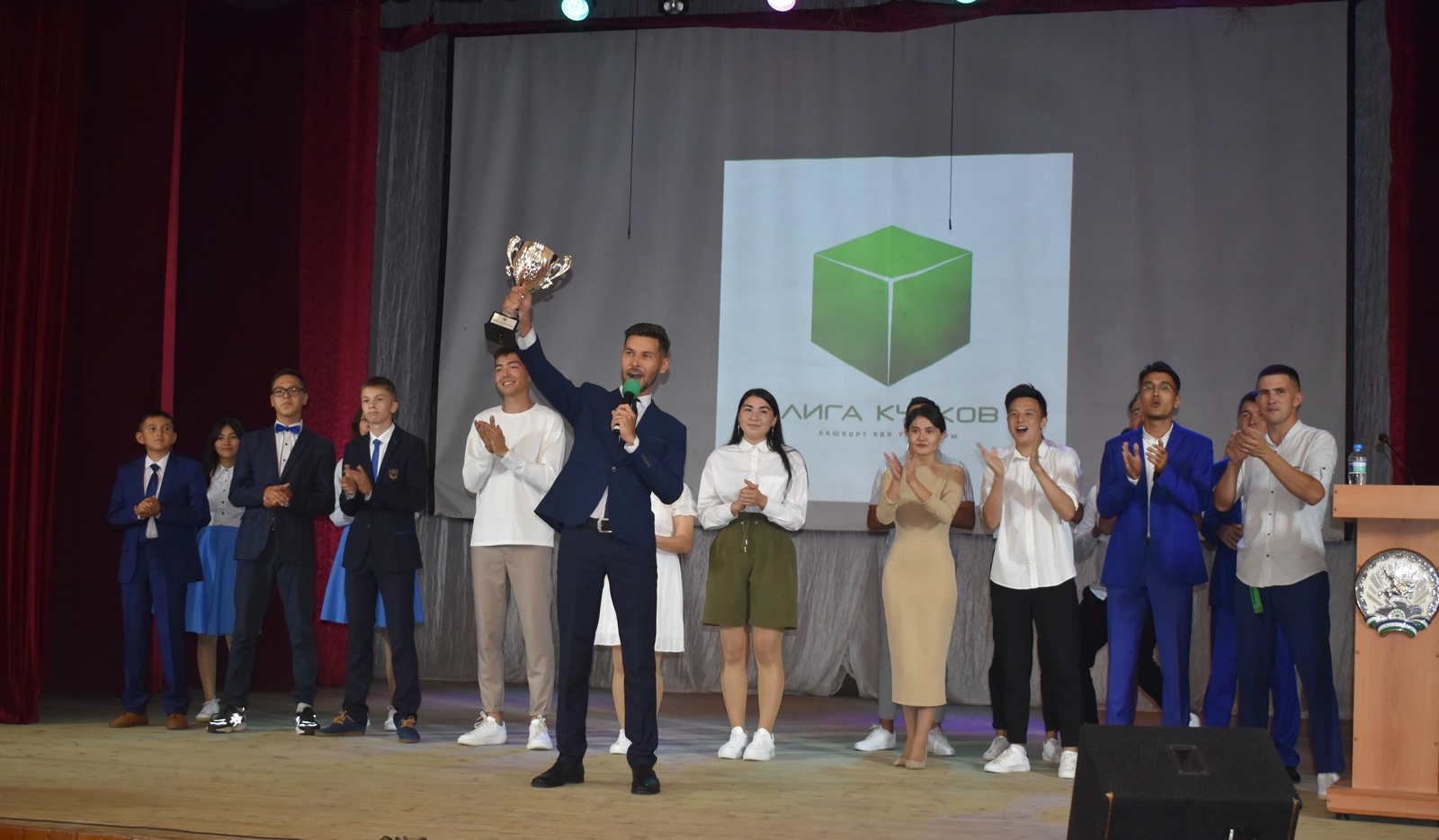 В Месягутово состоялась игра «Лиги Кубков по КВН на башкирском языке» – «Летний музыкальный кубок»