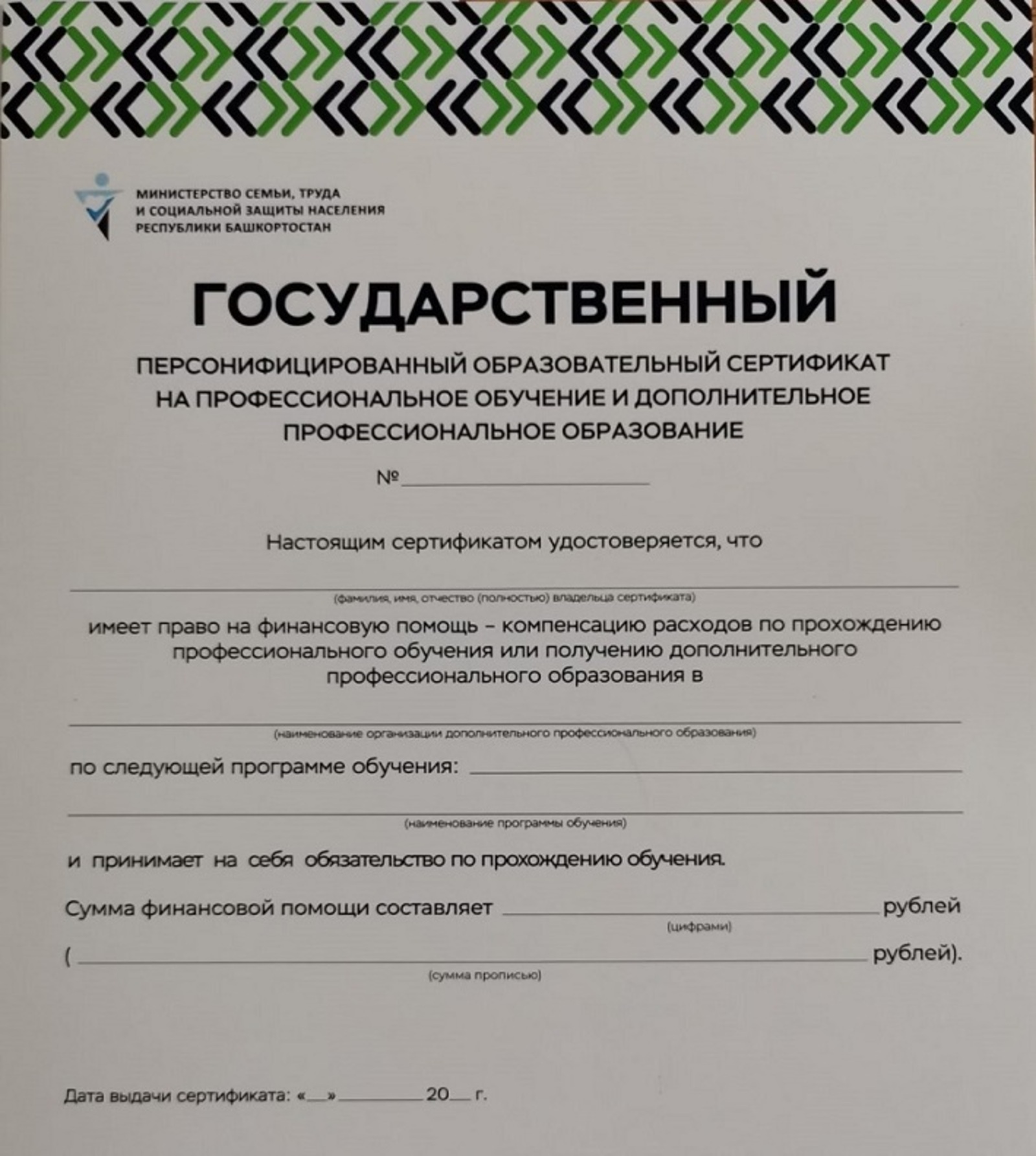 Мобилизованным из Башкирии выдадут образовательные сертификаты