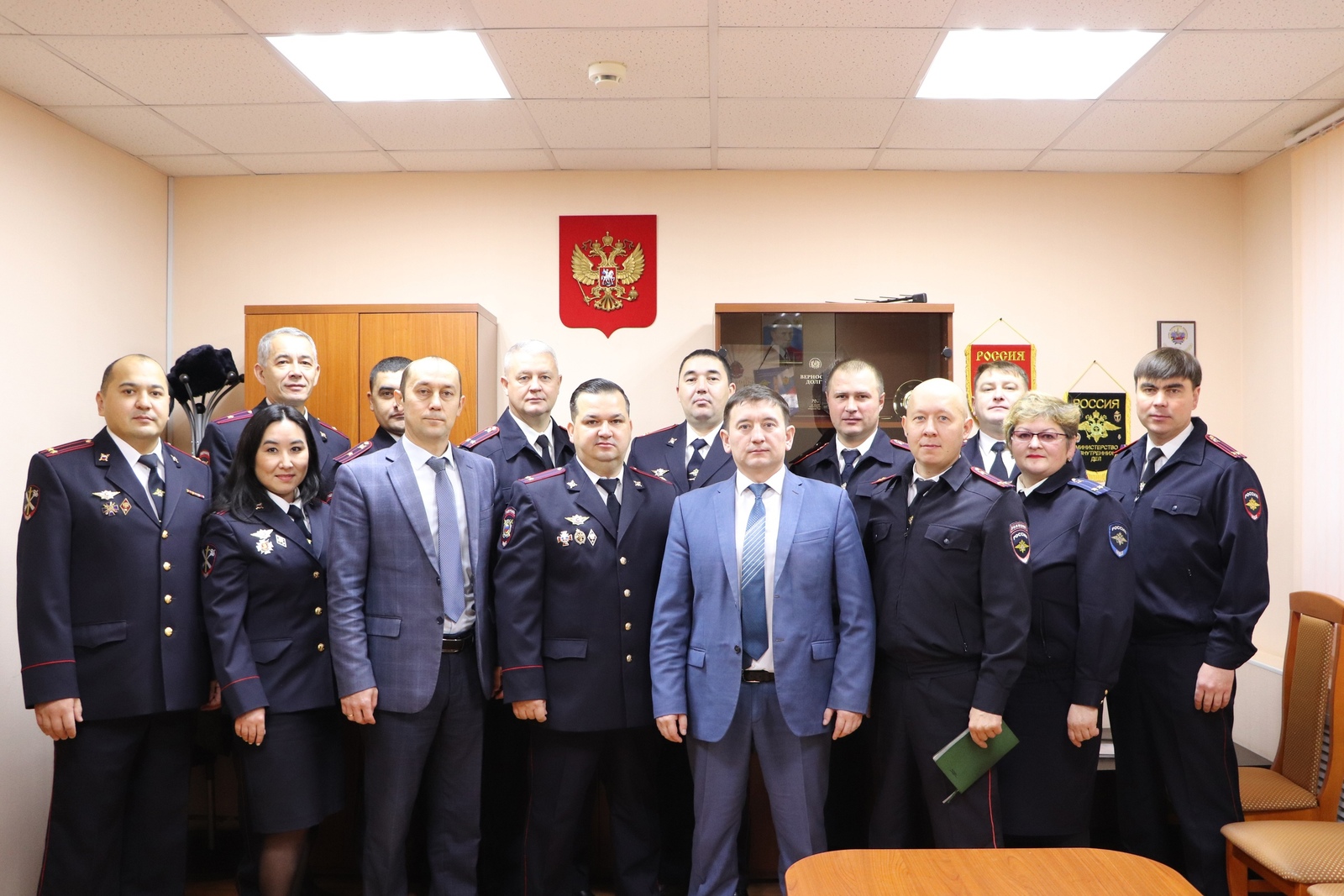 Арслан Шагаретдинов поздравил аургазинских полицейских с профессиональным праздником