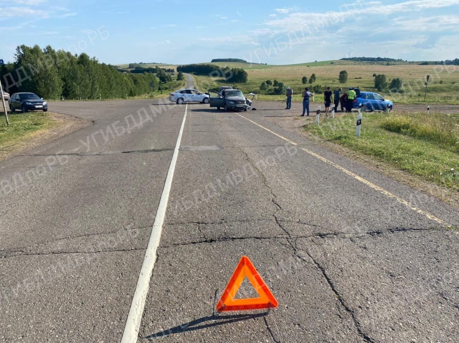 ДТП случилось около десяти часов утра в Гафурийском районе на 59 км автодороги Архангельское ‒ Красноусольский