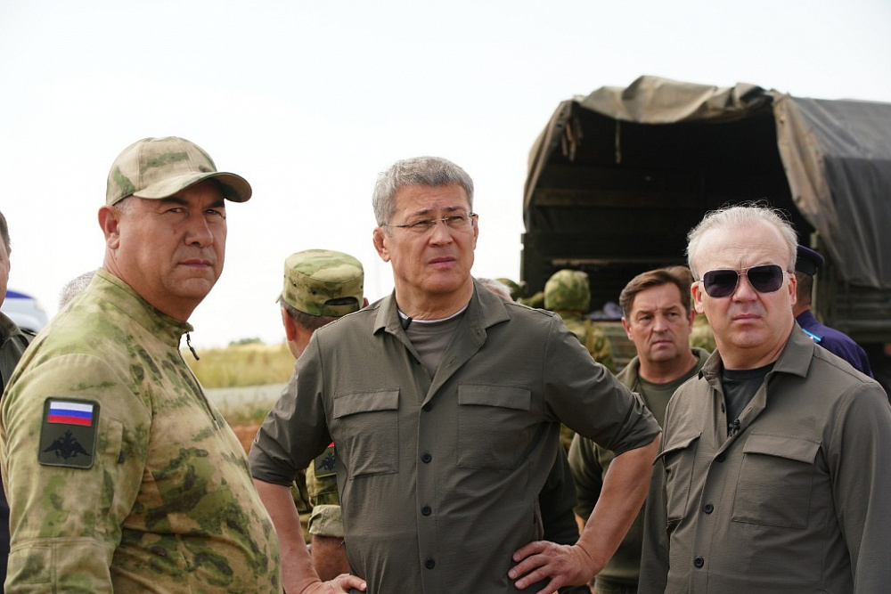 Радий Хабиров встретился с бойцами Башкирского батальона имени Минигали Шаймуратова