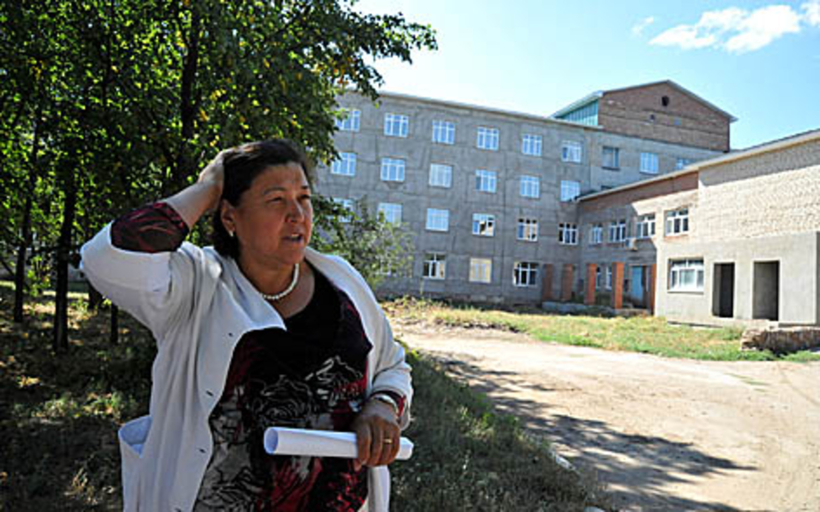 Главный врач Лилия Исламова — главный куратор ремонта больницы.
