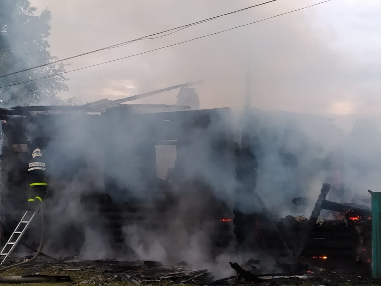 Один человек погиб в результате пожара в Янаульском районе Башкирии