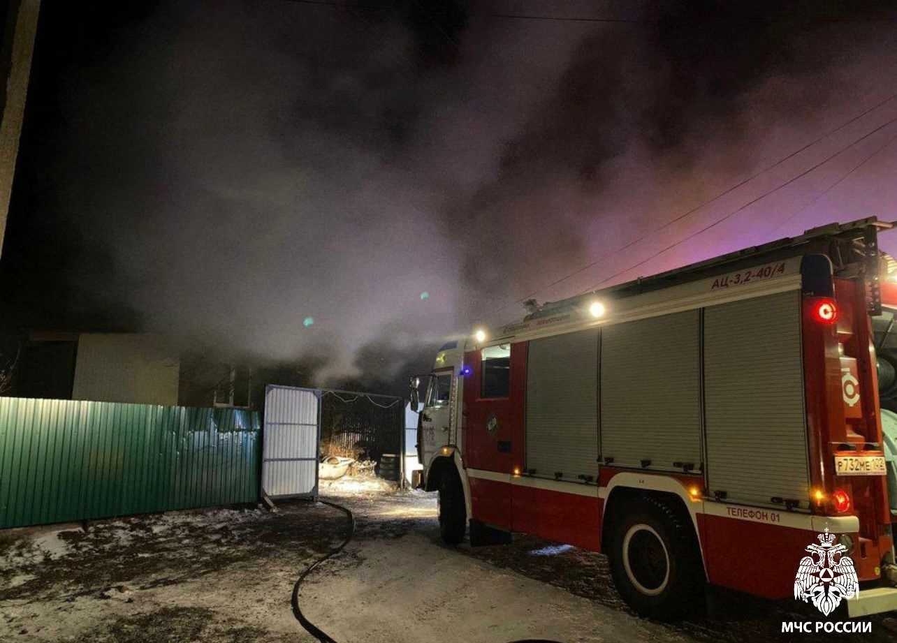 В Башкирии в страшном пожаре погибла семья с пятью детьми