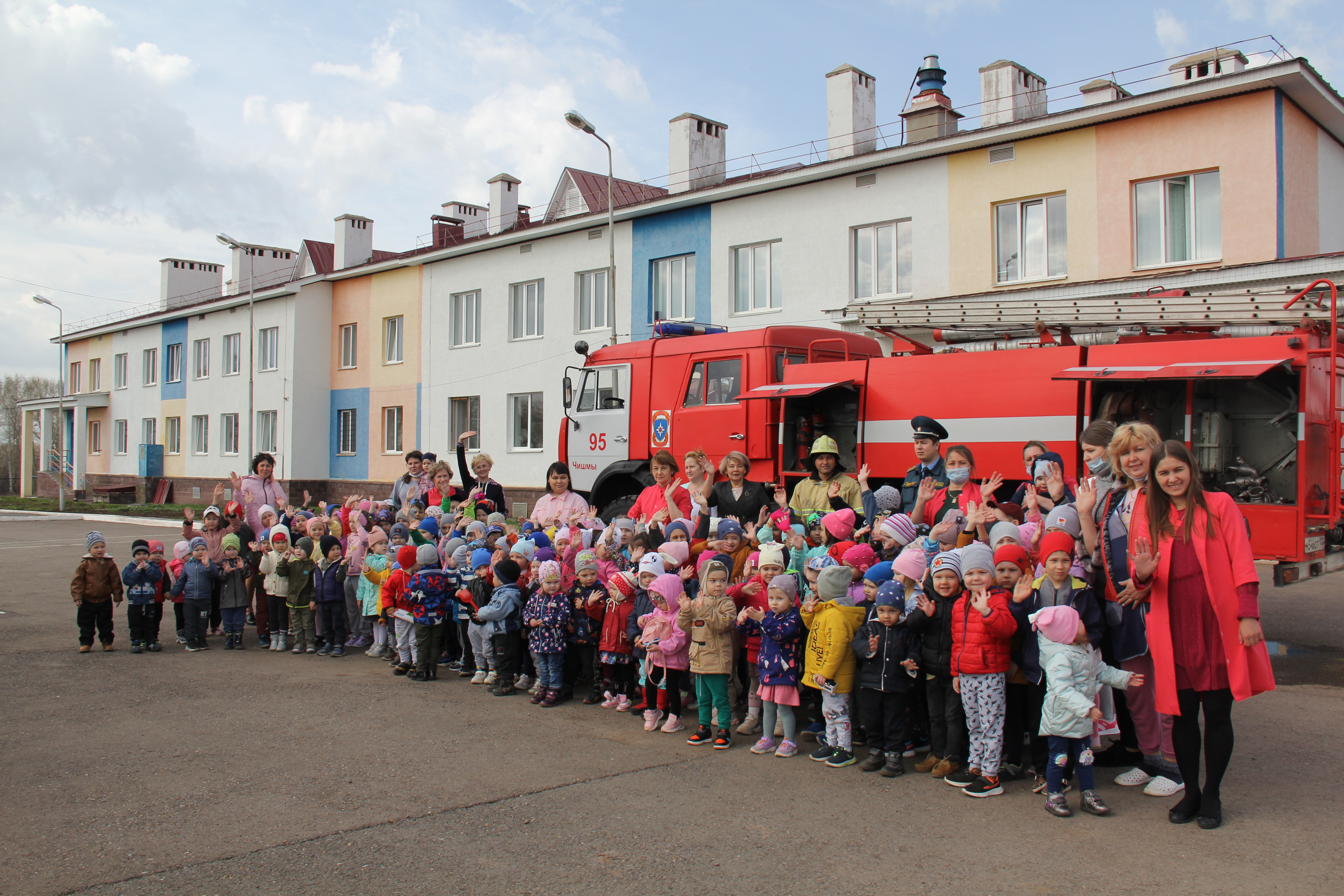 В детском саду «Аленушка» поселка Чишмы сработала пожарная тревога