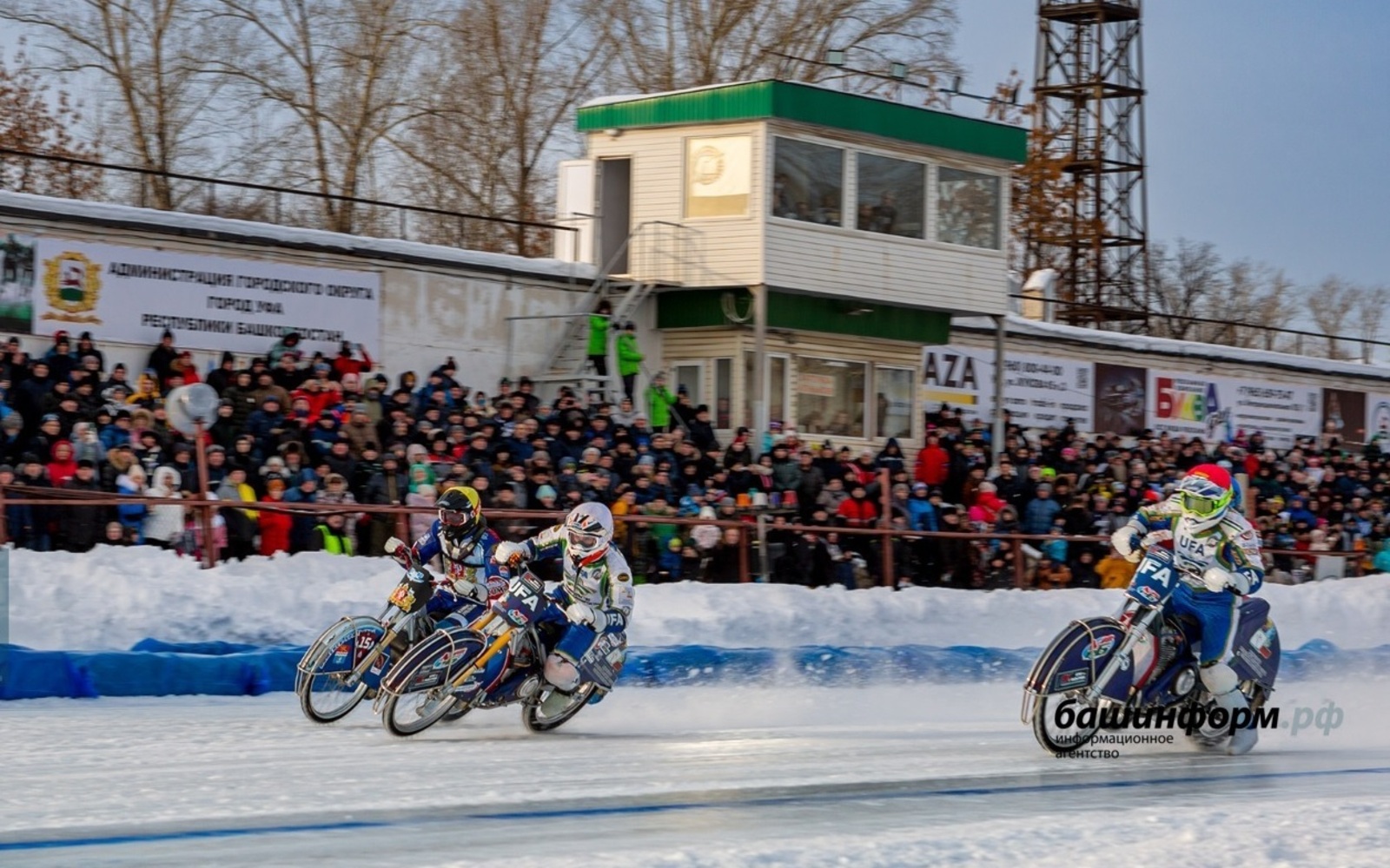 Спортсмены Башкирии сохранили лидерство в чемпионате страны по мотогонкам на льду