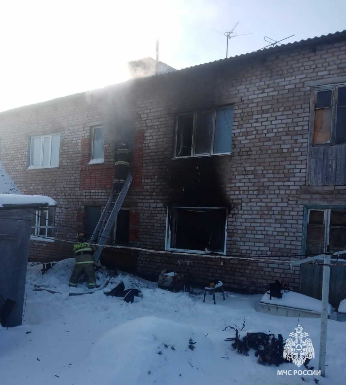 В населённом пункте Башкирии при пожаре погибли два человека