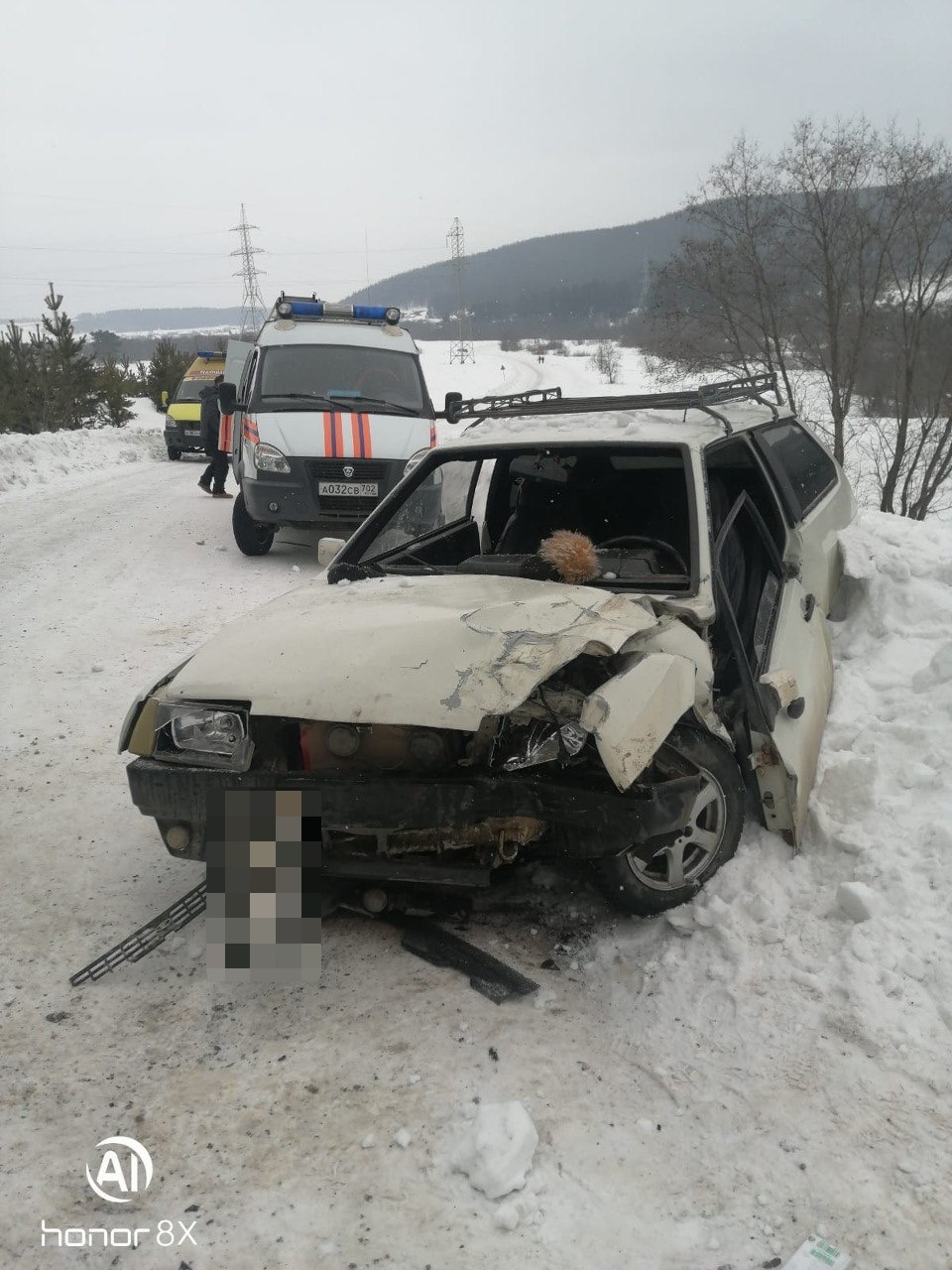 На трассе в Башкирии произошло ДТП с участием автомобиля УАЗ Патриот