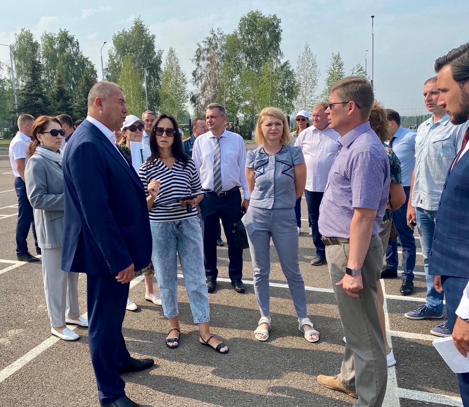 Вице-премьер Башкирии Ирек Сагитов посетил площадку, где пройдёт Гонка героев для чиновников