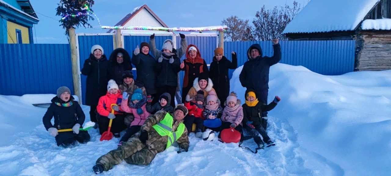 Новогодние семейные игры прошли в селах Зианчуринского района