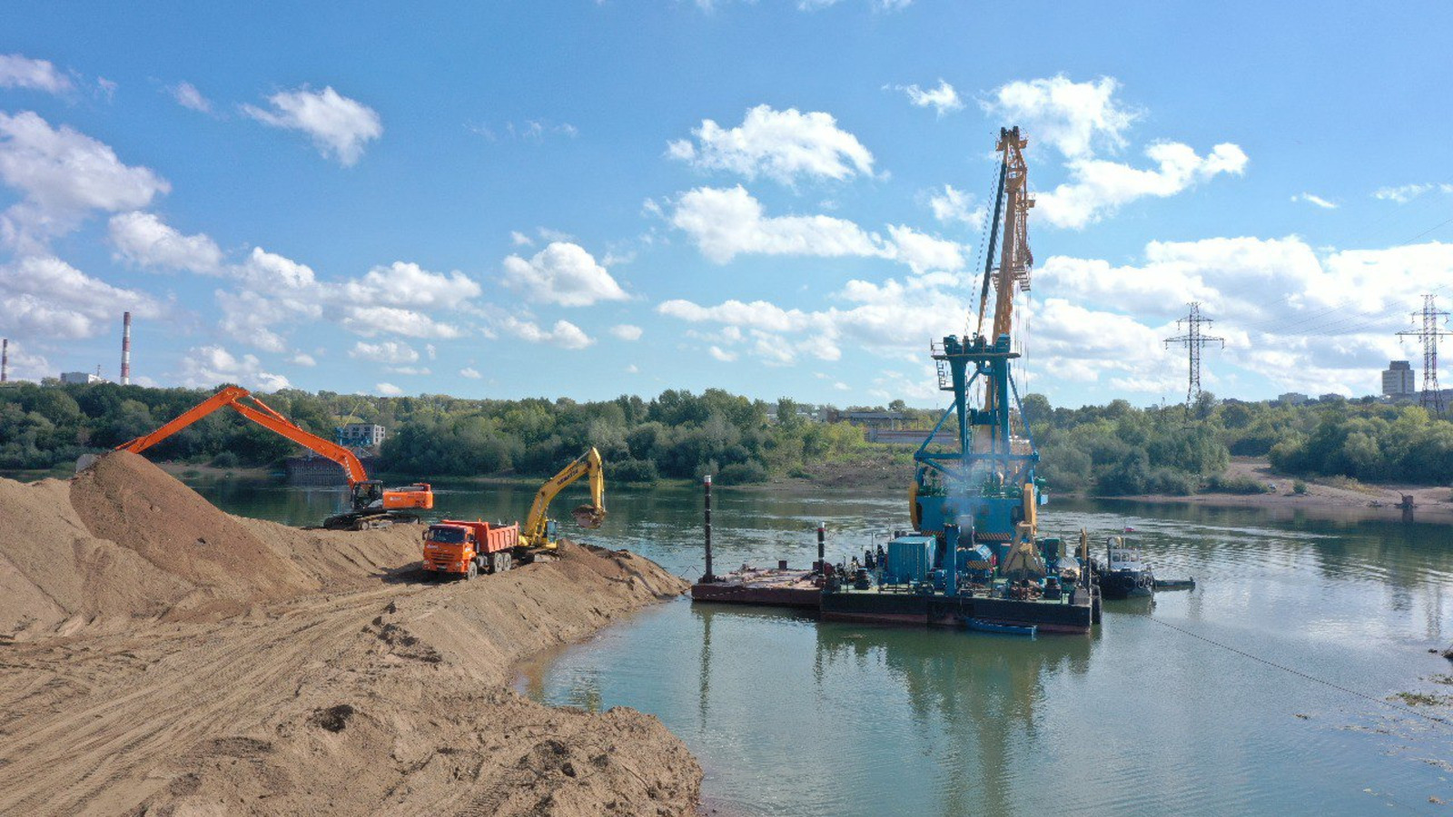 На реке Белой в Уфе начался уникальный подводный проект