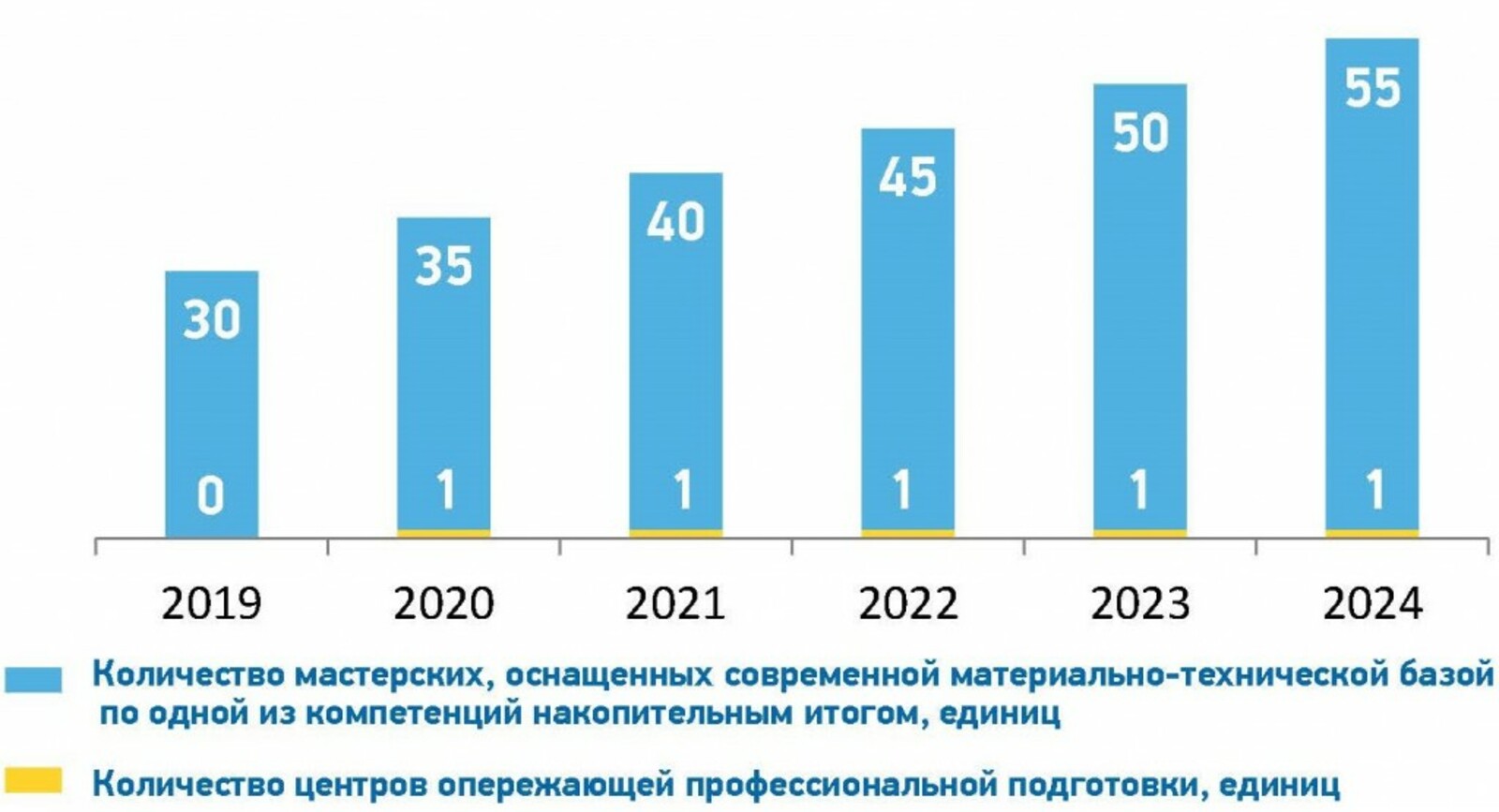 К 2024 году в республике должно быть не менее 50 мастерских по компетенциям WorldSkills