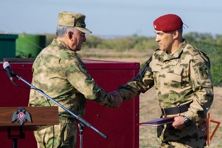 Командир «стального кулака» Росгвардии из Башкирии получил боевое знамя
