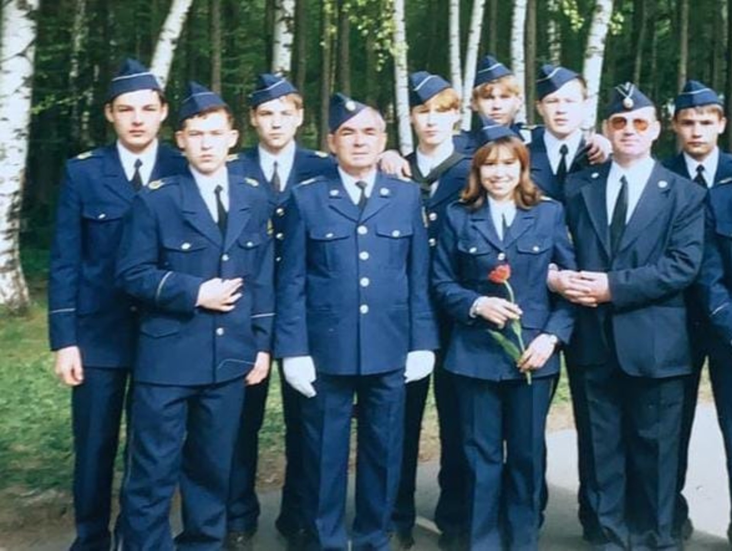 Школьный оркестр под руководством Ф.Ф. Нигматзянова и А.А. Гильманова