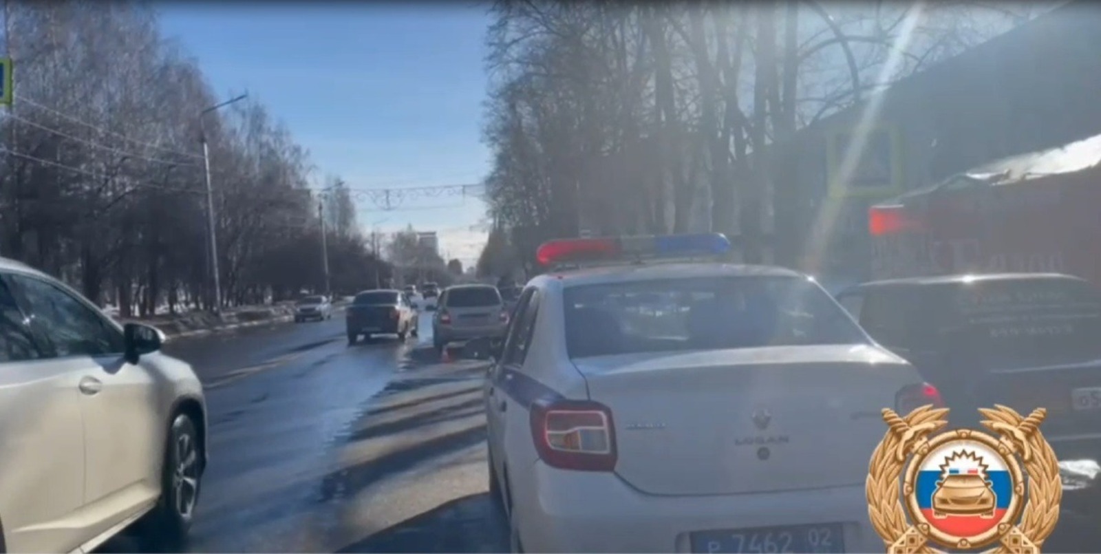 скриншот видео пресс-службы УГИБДД по РБ