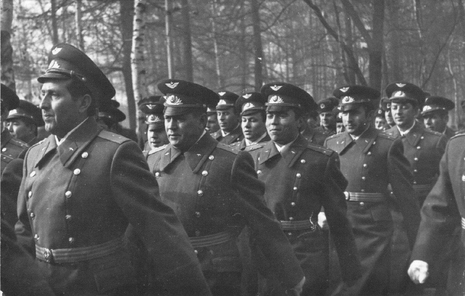 Во время службы в г. Ораниенбурге (на переднем плане — Николай Федоров).