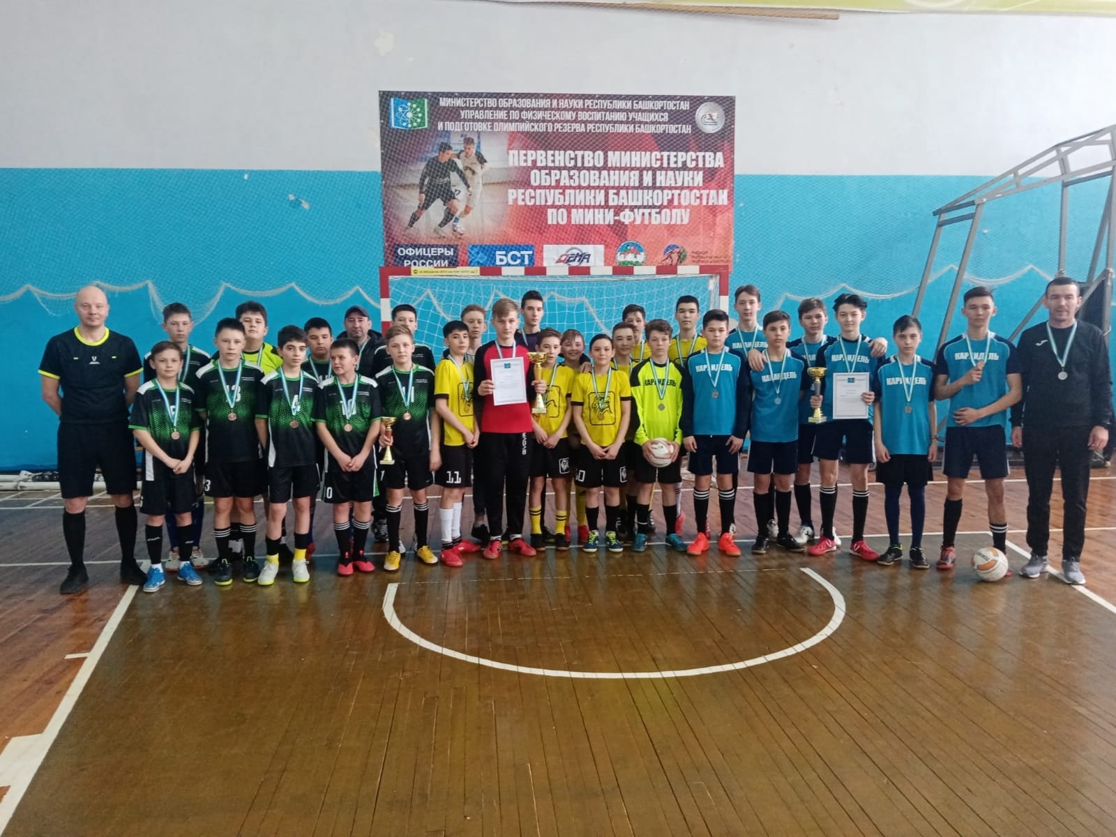 Юные футболисты ДЮСШ стали призерами спартакиады школьников РБ по мини-футболу