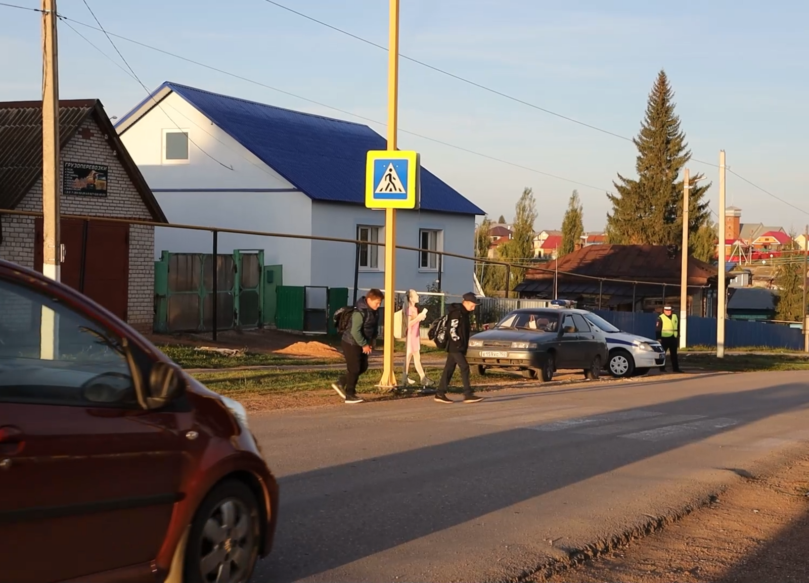 В Красноусольском работа журналистов и сотрудников ГИБДД позволила получить наглядное представление о происходящем на дорогах