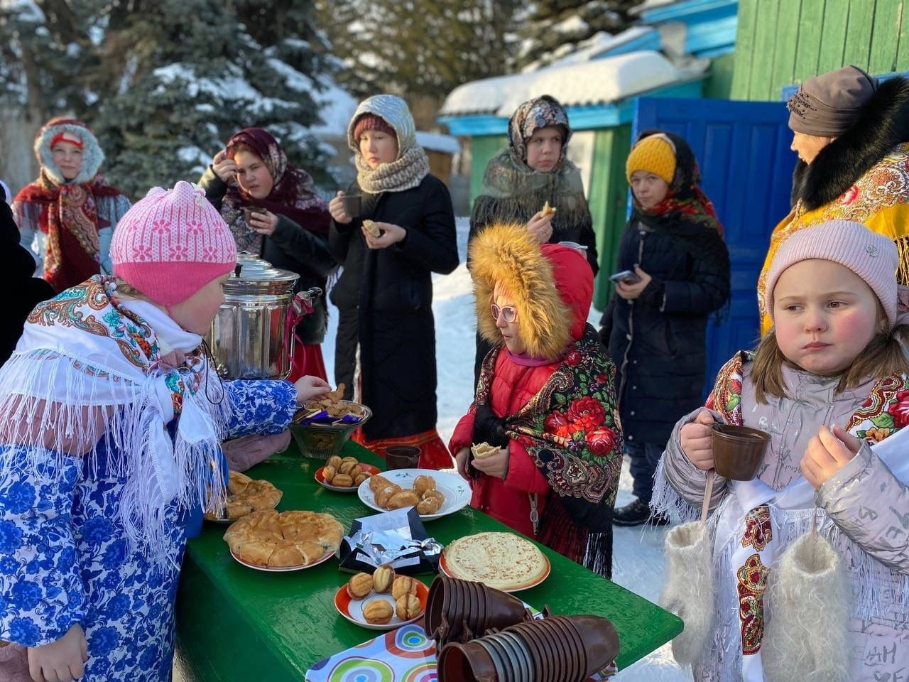 В Уфимском районе прошел фольклорный праздник «Святки – колядки»