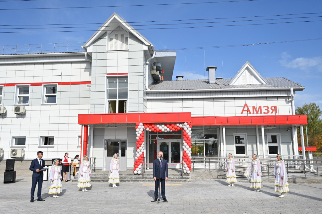 В Башкирии на станции Амзя появился новый вокзальный комплекс