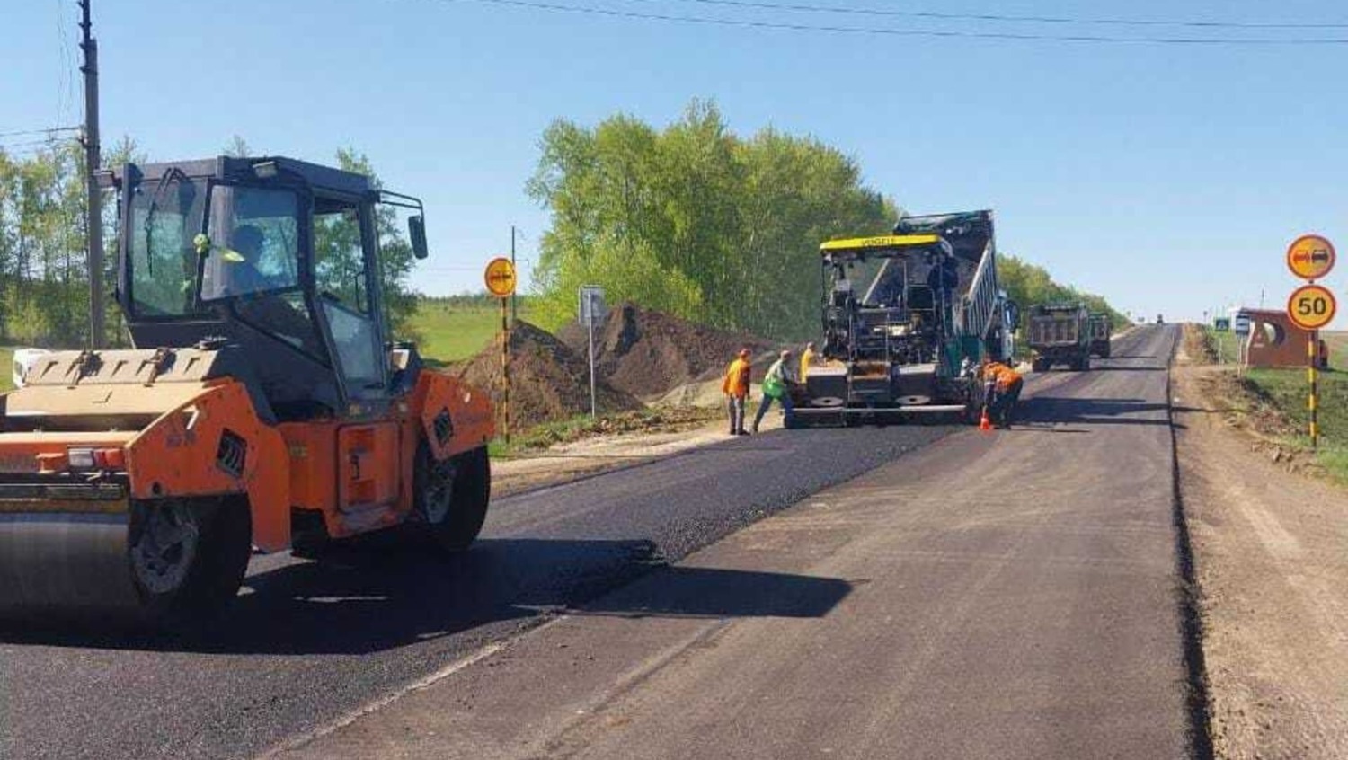 Минтранс РБ Дорожники Башкирии ведут ремонт дороги Шаран &ndash; Новобалтачево &ndash; Андреевка