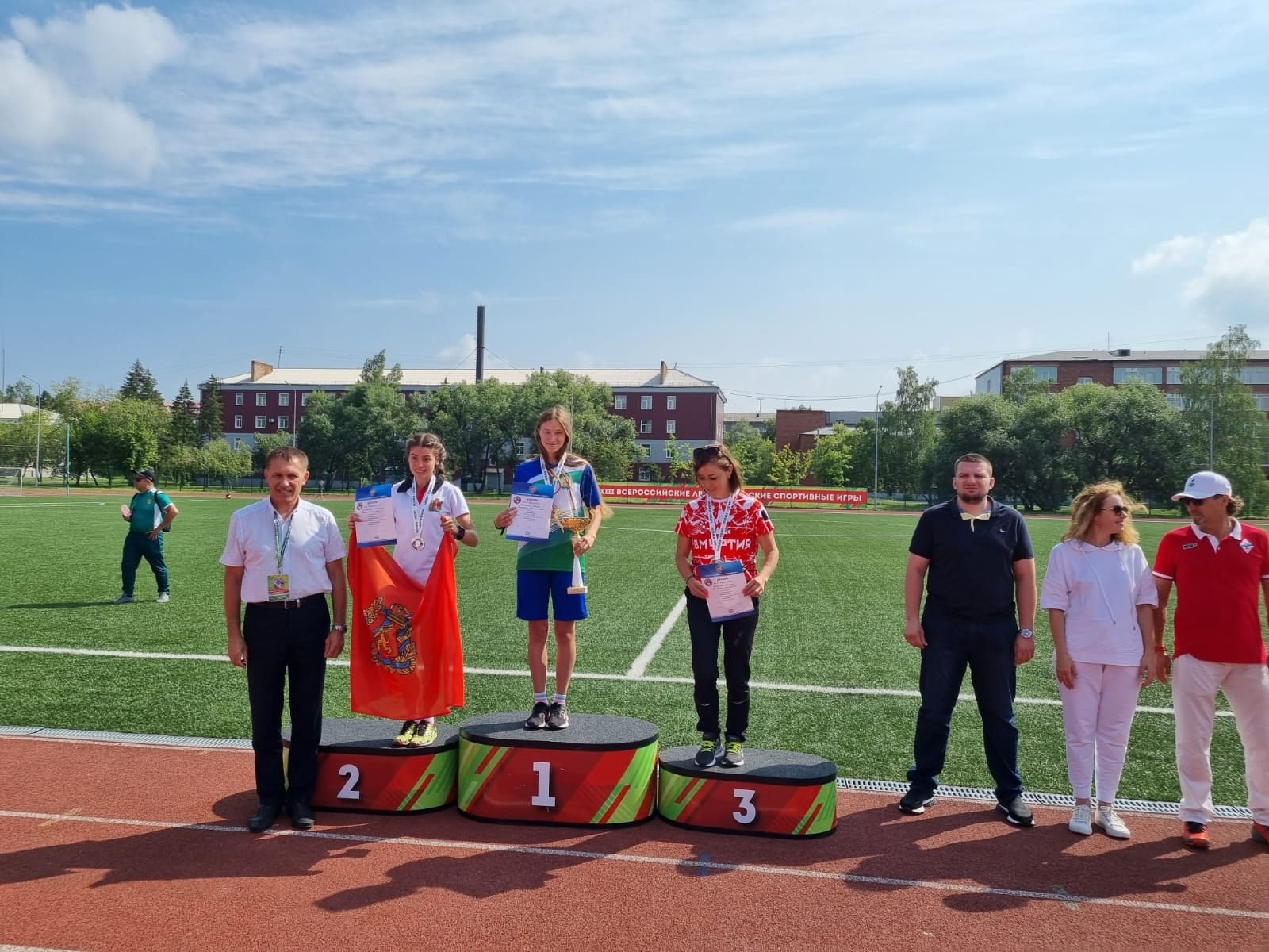Победительницей Всероссийских летних Сельских спортивных игр по полиатлону стала воспитанница спортшколы Уфимского района