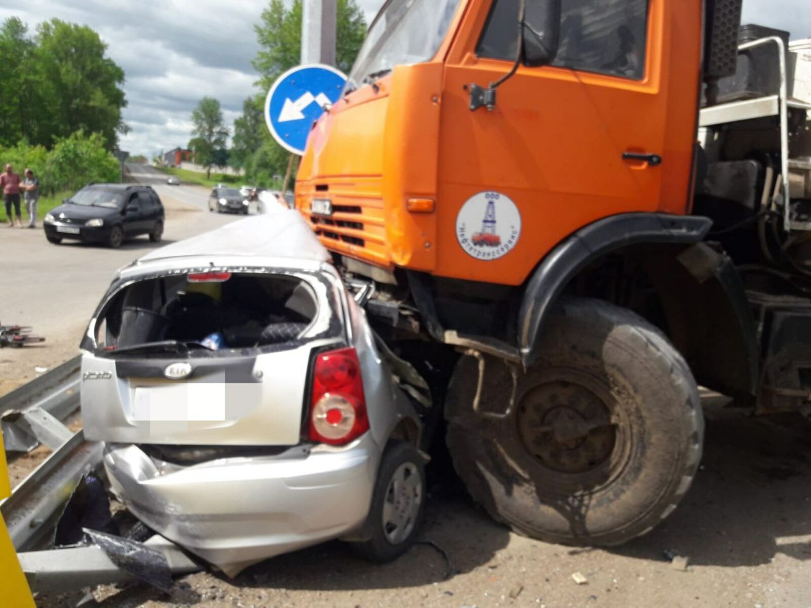 Автоледи погибла в ДТП с КамАЗом на дороге Уфа-Янаул