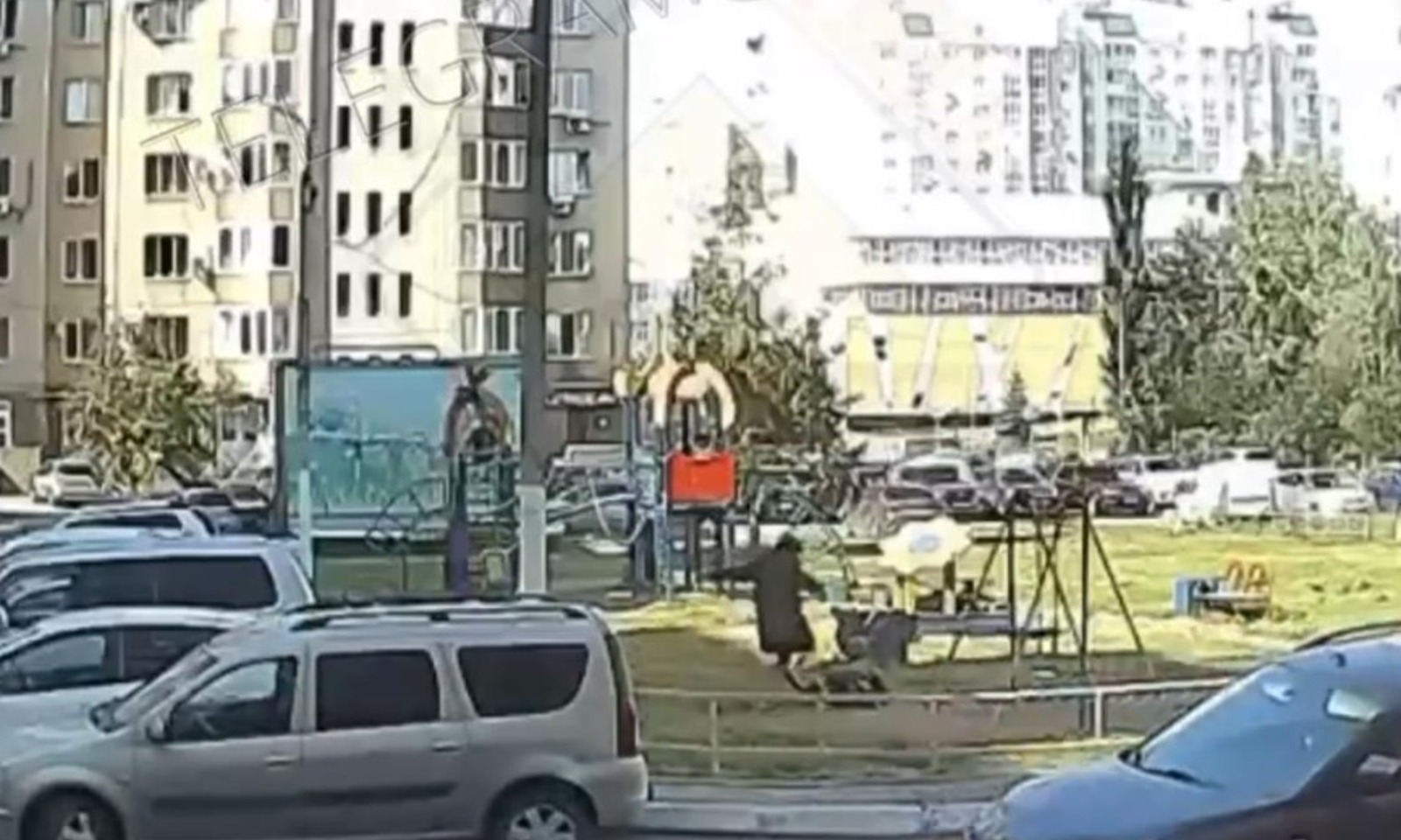 стоп-кадр видео телеграм-канала БашДТП