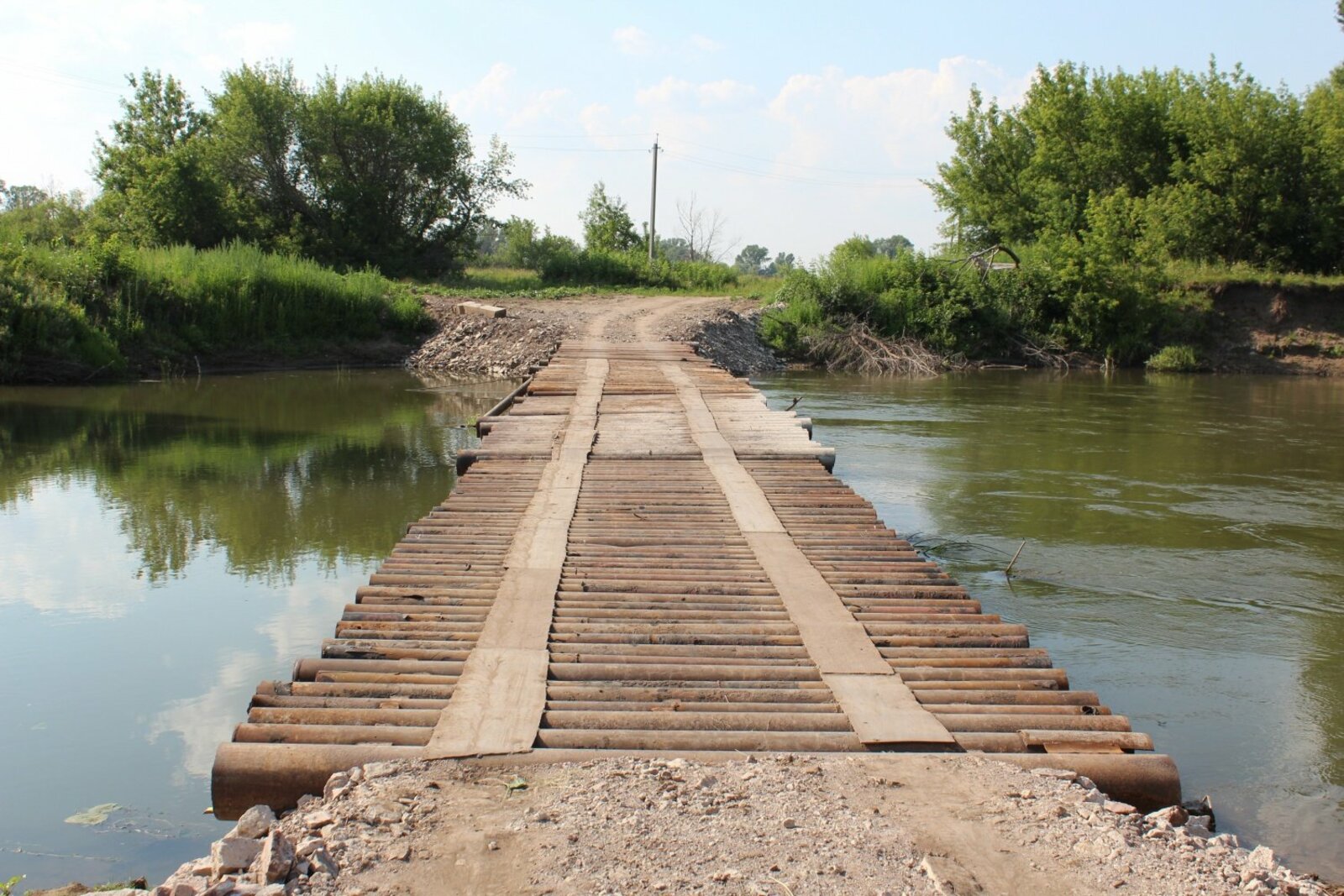 Мост между селами Старояппарово и Новояппарово.