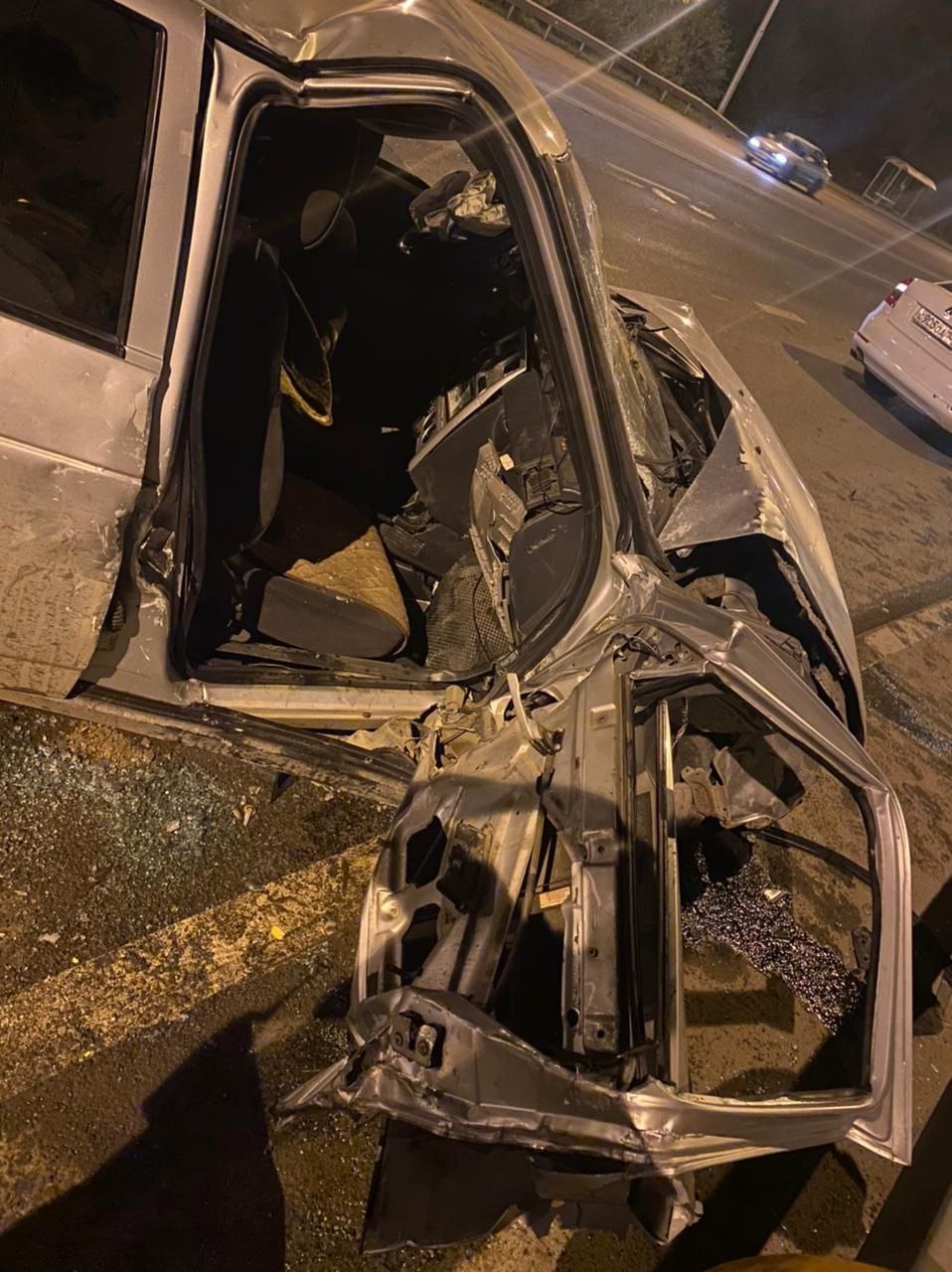 В Уфе при столкновении двух автомобилей погибла женщина