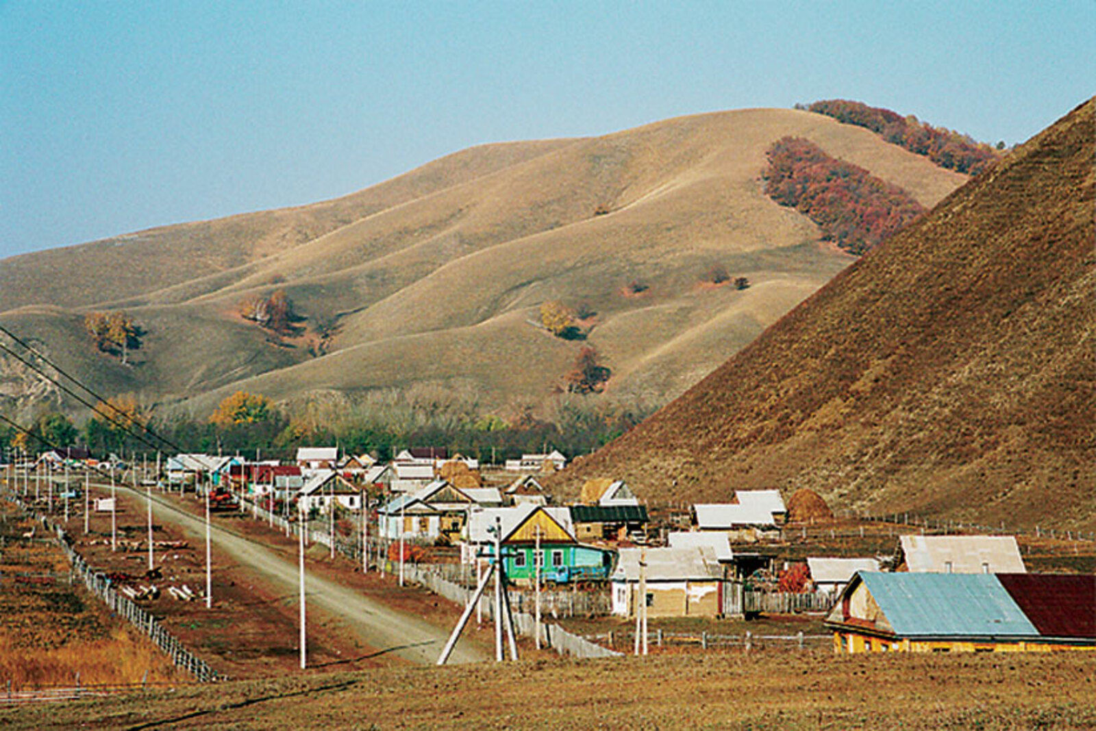 Деревня в казахстане
