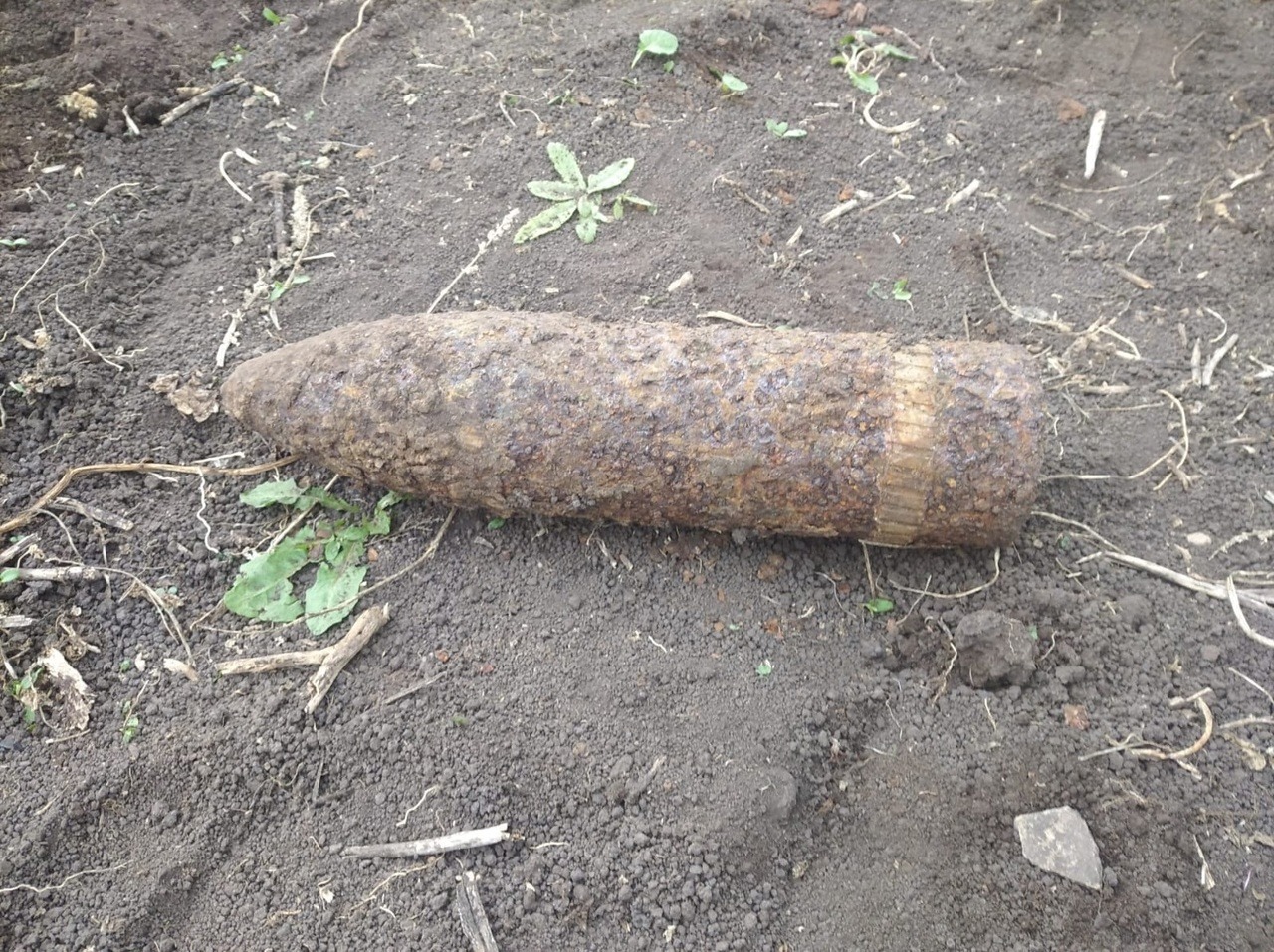 В одном из сел Башкирии найден артиллерийский снаряд