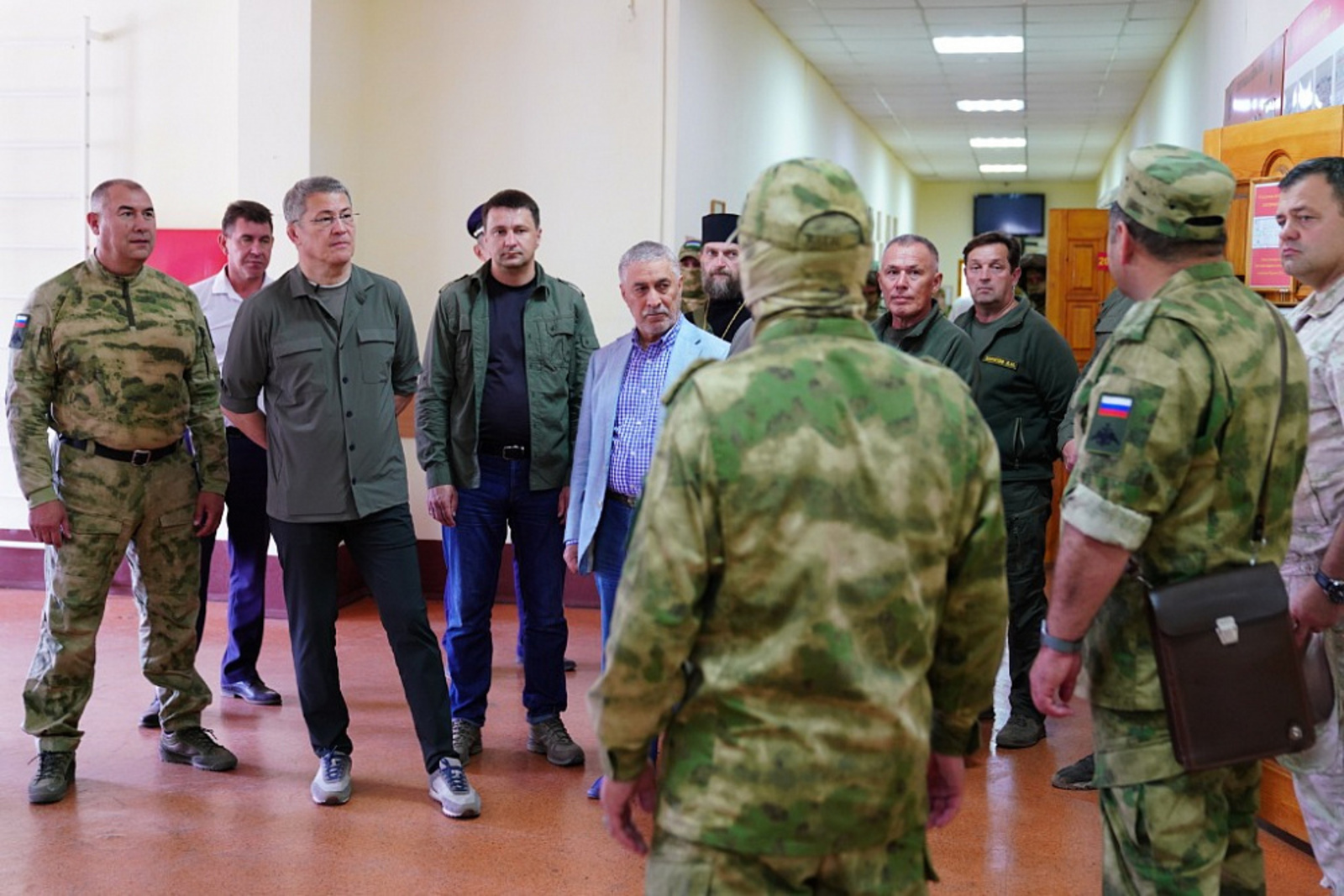 Радий Хабиров встретился с бойцами Башкирского батальона имени Минигали Шаймуратова