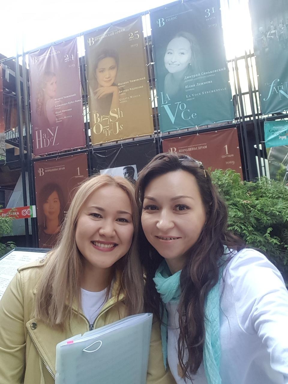 С певицей Дилярой Идрисовой. Международный оперный фестиваль Barocco Nights 2019