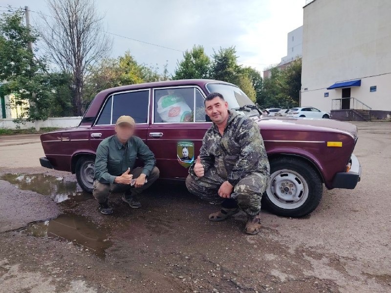 Волонтёры из Башкирии отправили на СВО легковой автомобиль