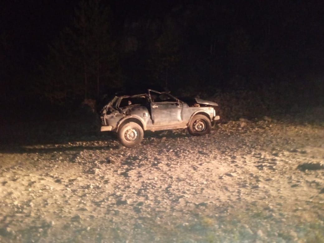 В Башкирии два пьяных водителя опрокинулись на дорогах